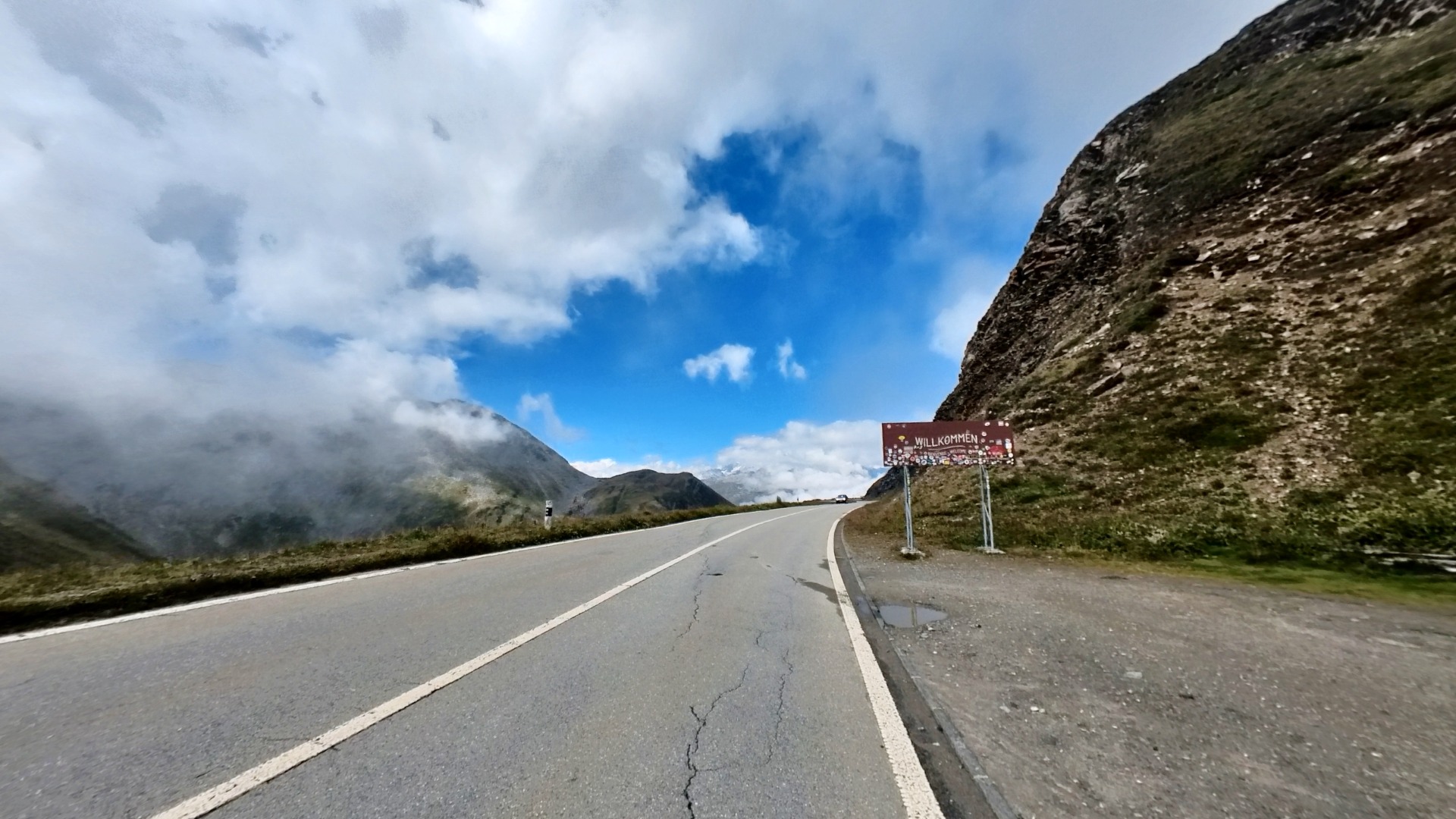 Άλλος Θεός, καιρικά, περνώντας το passo...